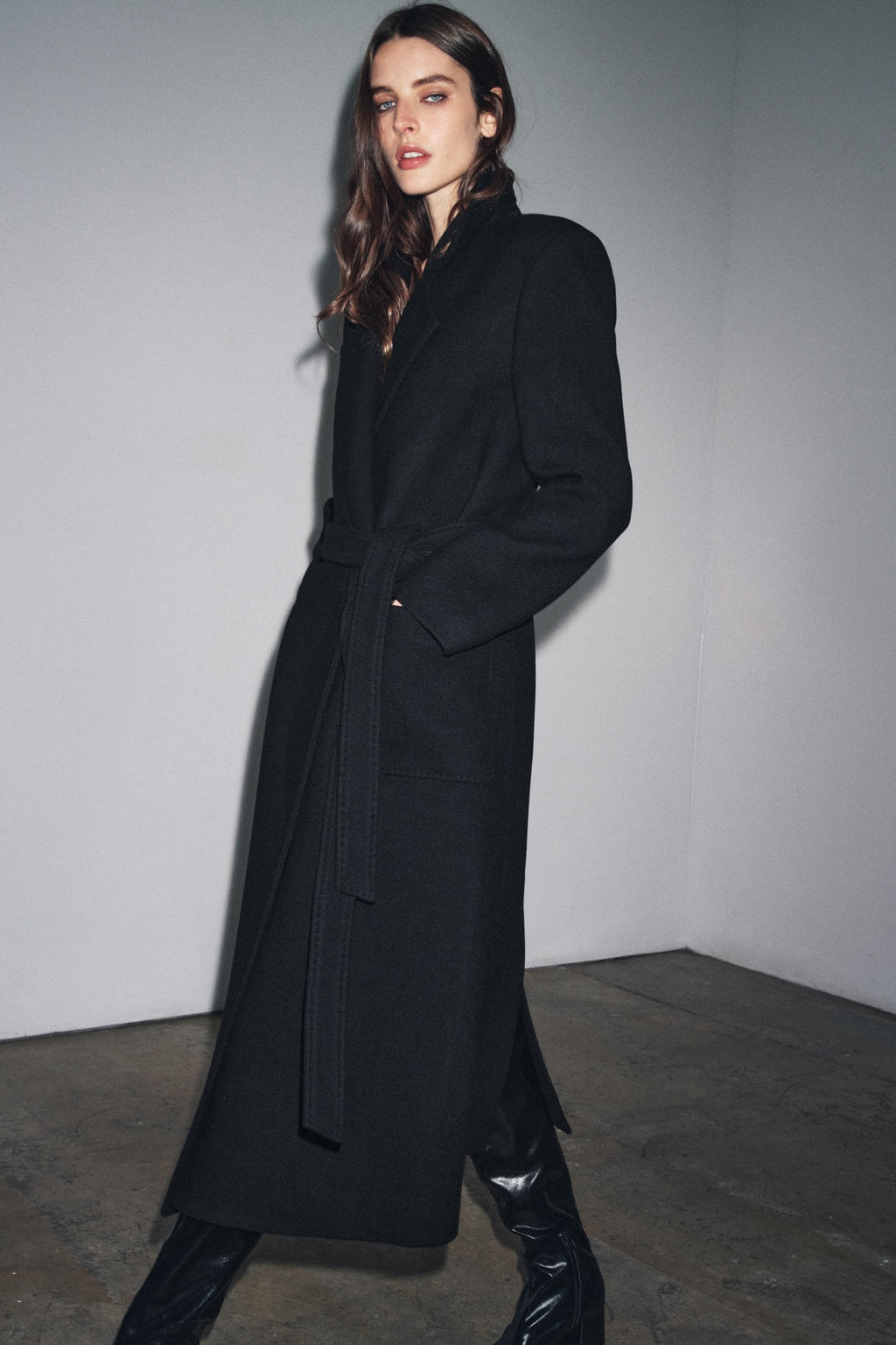WOOL BLEND COAT ZW COLLECTION