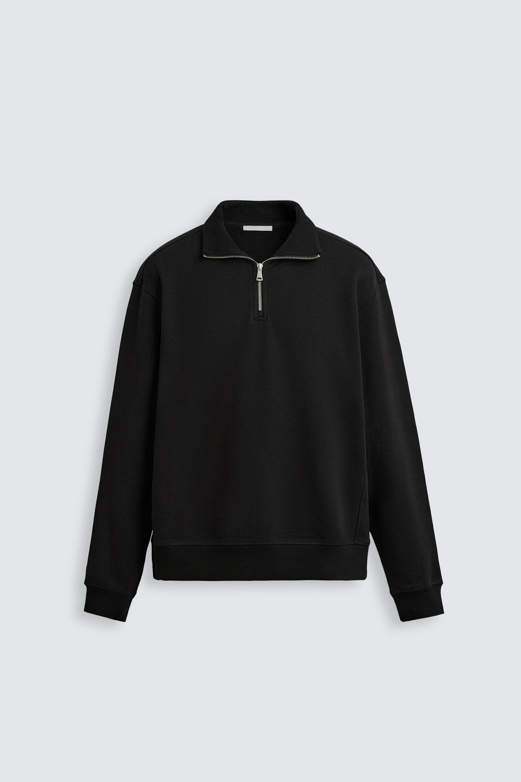 SUDADERA CUELLO CREMALLERA B?SICA / Negro - Zara фото 7