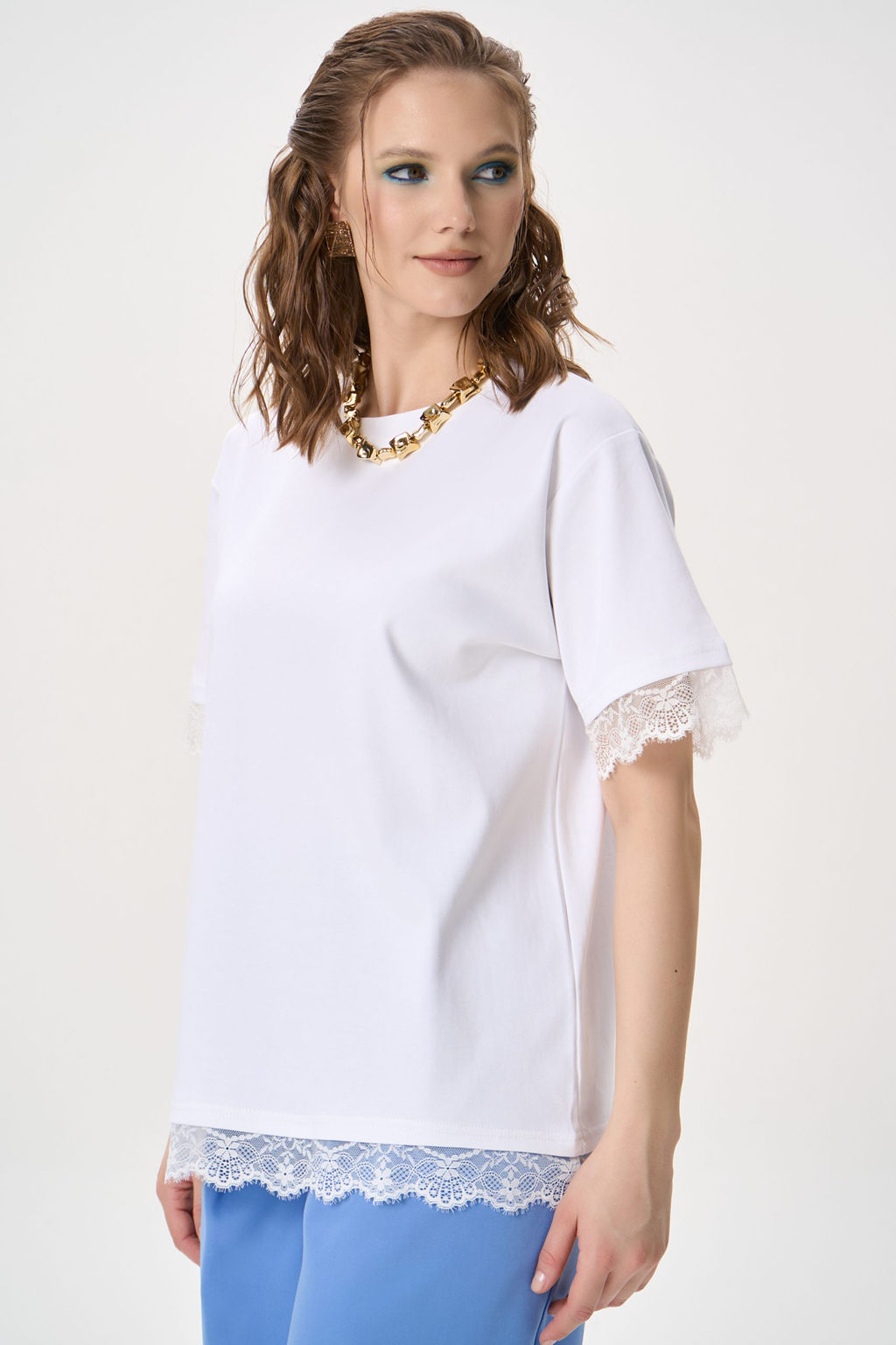 Футболка Бэль (белый) - Эльза фото 9