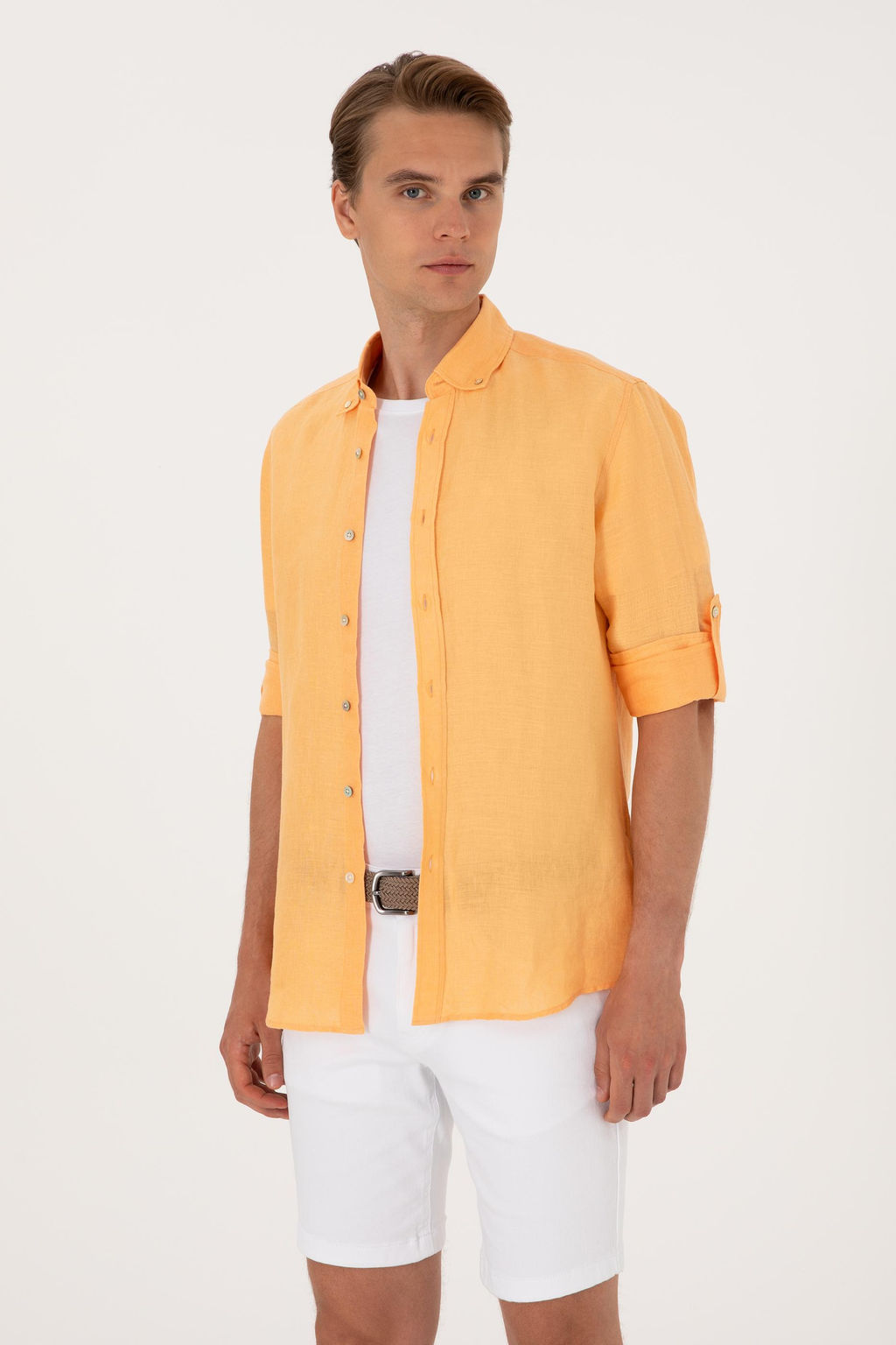 Erkek Turuncu Uzun Kollu G_mlek Sepette S_rpriz _ndirim - U.s. polo assn фото 3