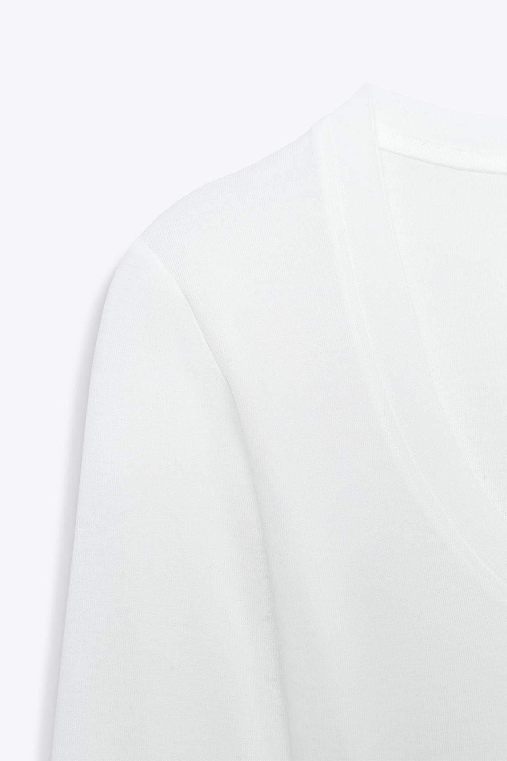 CREPE LONG SLEEVE T-SHIRT - Zara фото 9