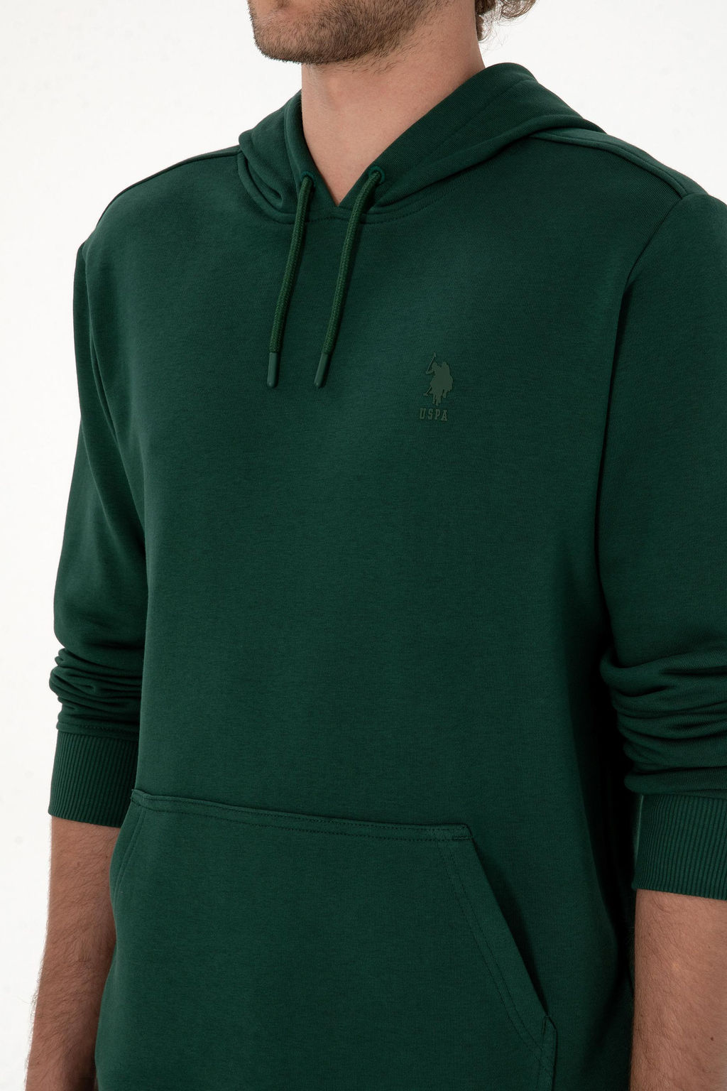 Erkek Koyu Ye_il Basic Sweatshirt Sepette S_rpriz _ndirim - U.s. polo assn фото 7