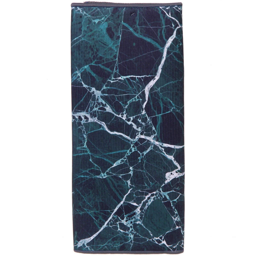 Коврик для сушки посуды 38*50см "Мрамор" зеленый