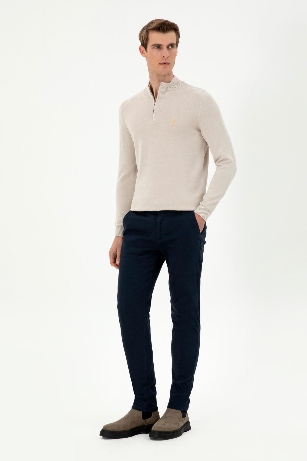 Мужской свитер с камнем Неожиданная скидка в корзине - U.s. polo assn фото 4