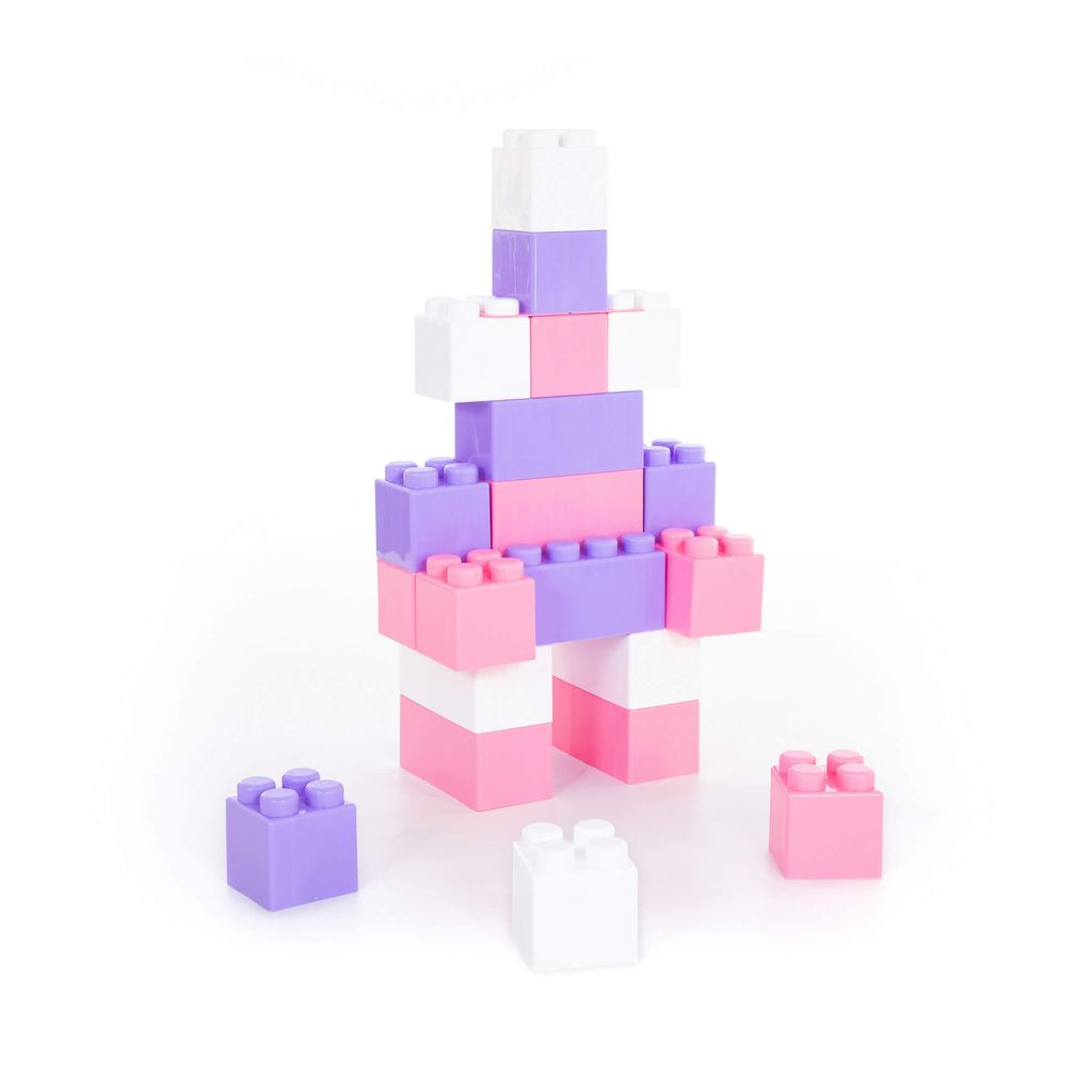 Конструктор строительный XXL, 24 элемента (v2) + соединитель (24 элемента) - Полесье фото 6