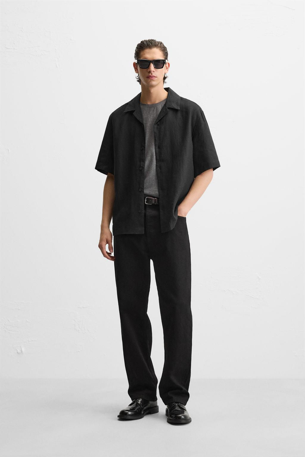 100% LINEN SHIRT - Zara фото 2