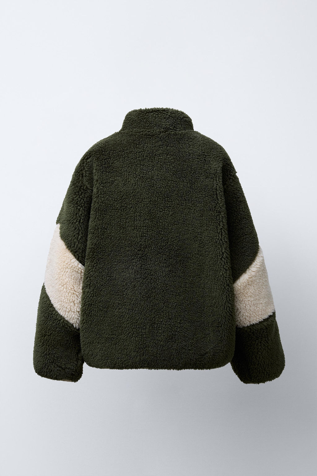 FAUX SHEARLING FLEECE-LINED JACKET - Zara фото 4