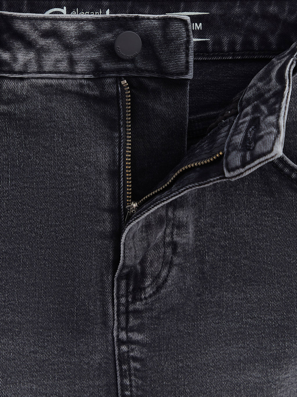 CONTE CON-496 Джинсовая юбка с необработанным краем washed black washed black