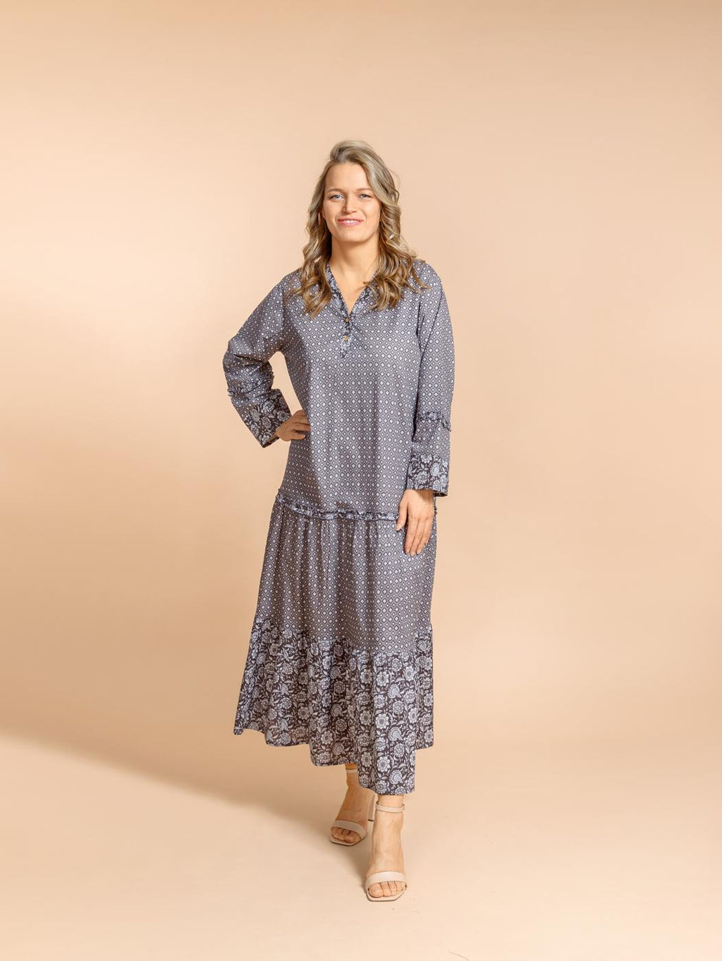 Платье (хлопок) №25-585-1 - Ганг фото 2