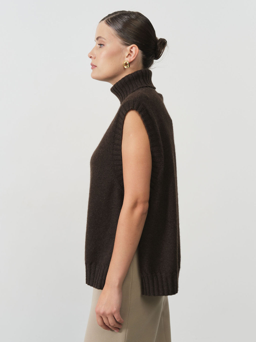 Джемпер женский из пуха яка 06093 ТК