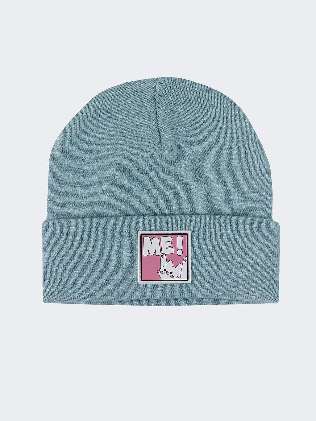 Шапка детская мятная с нашивкой - Mark formelle фото 5