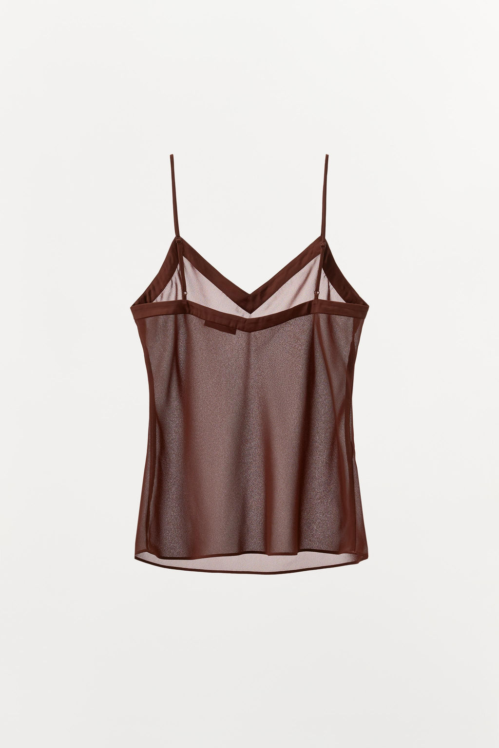 SATIN PIPING TOP - Zara фото 4