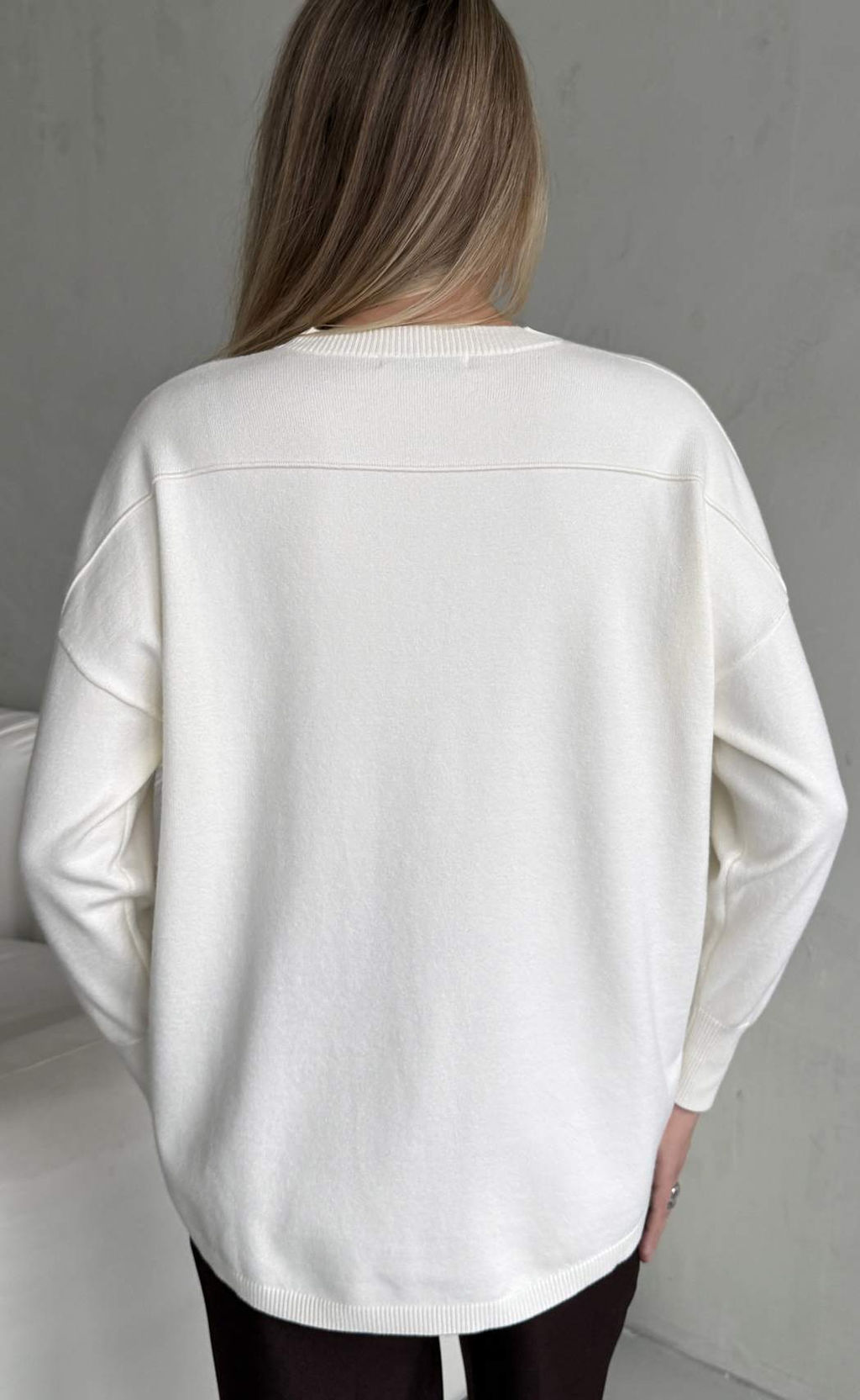 Джемпер F522-15120 milk - Fine joyce фото 8