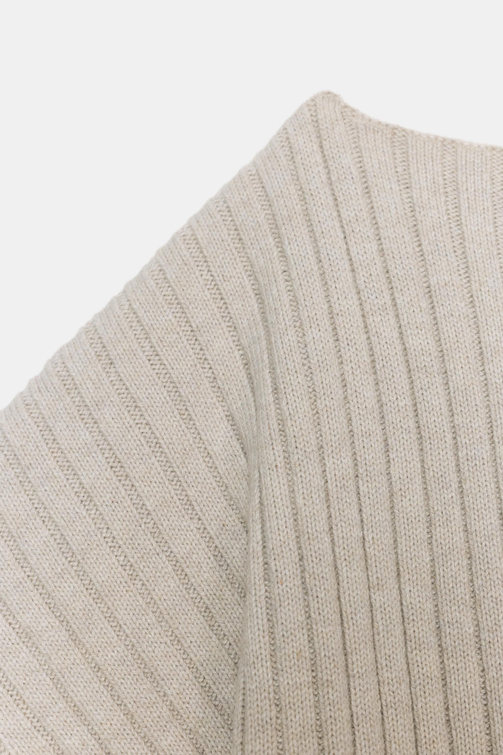 ASYMMETRIC WOOL TOP WITH BELT - Zara фото 9