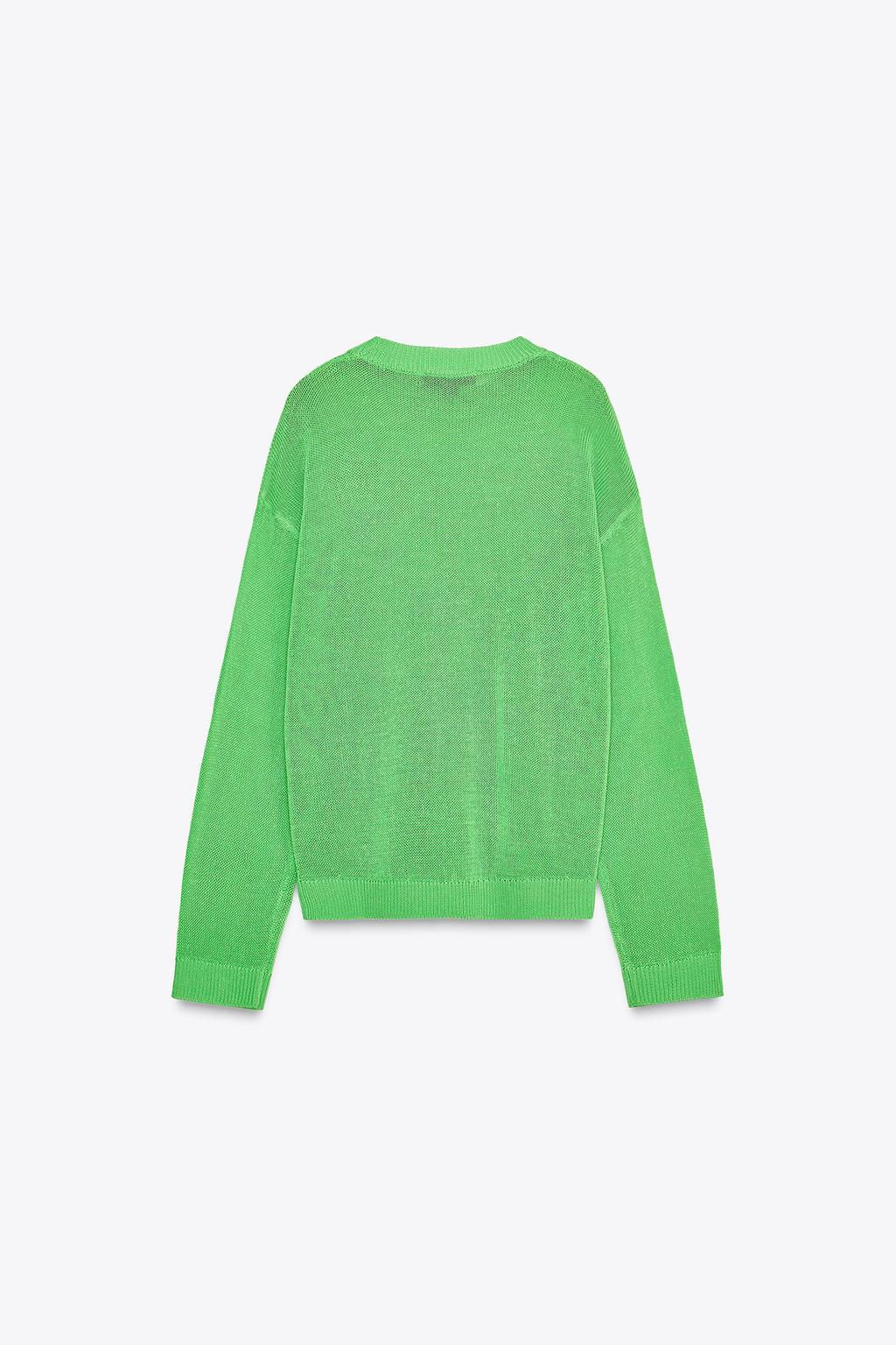 STRAIGHT PLAIN KNIT SWEATER - Zara фото 9