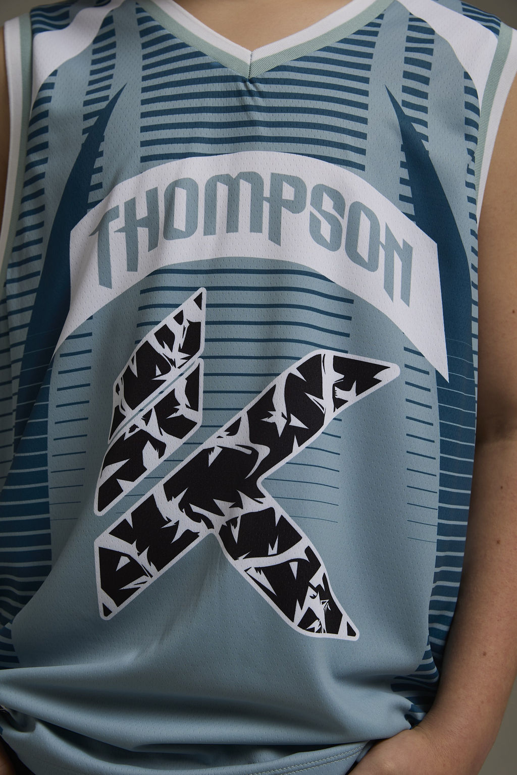 Игровой баскетбольный костюм - Майка Синий