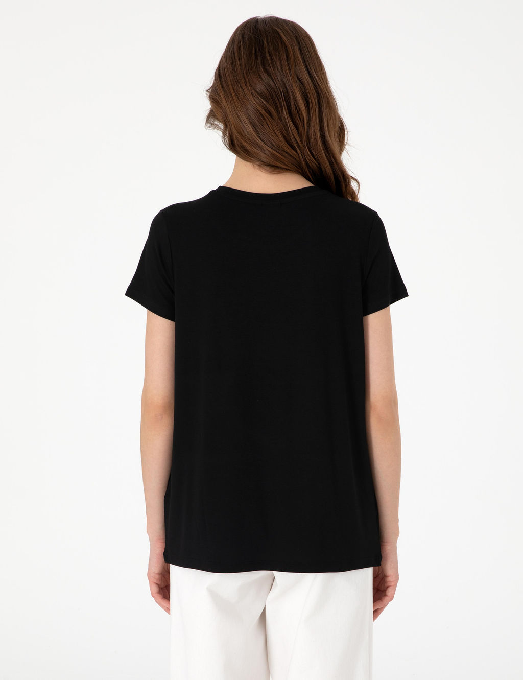 Siyah Regular Fit Ti__rt