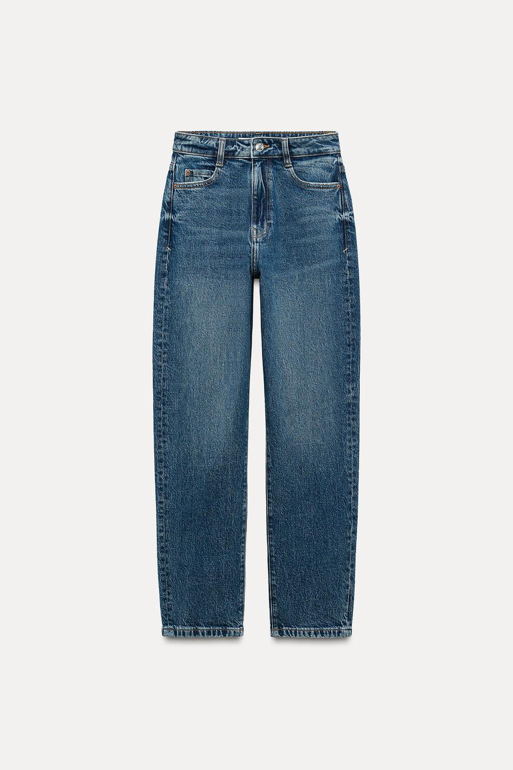 Z1975 HIGH-WAIST SLIM MOM LEG JEANS - Zara фото 3