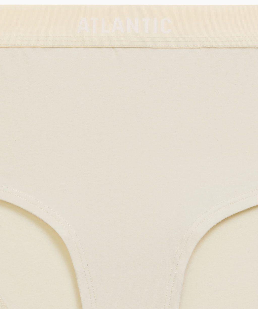 ATLANTIC 3CLP-009 Трусы макси спорт Maxi Sport - набор 3 шт. бежевый + ванильный + светло-голубой  фото 4