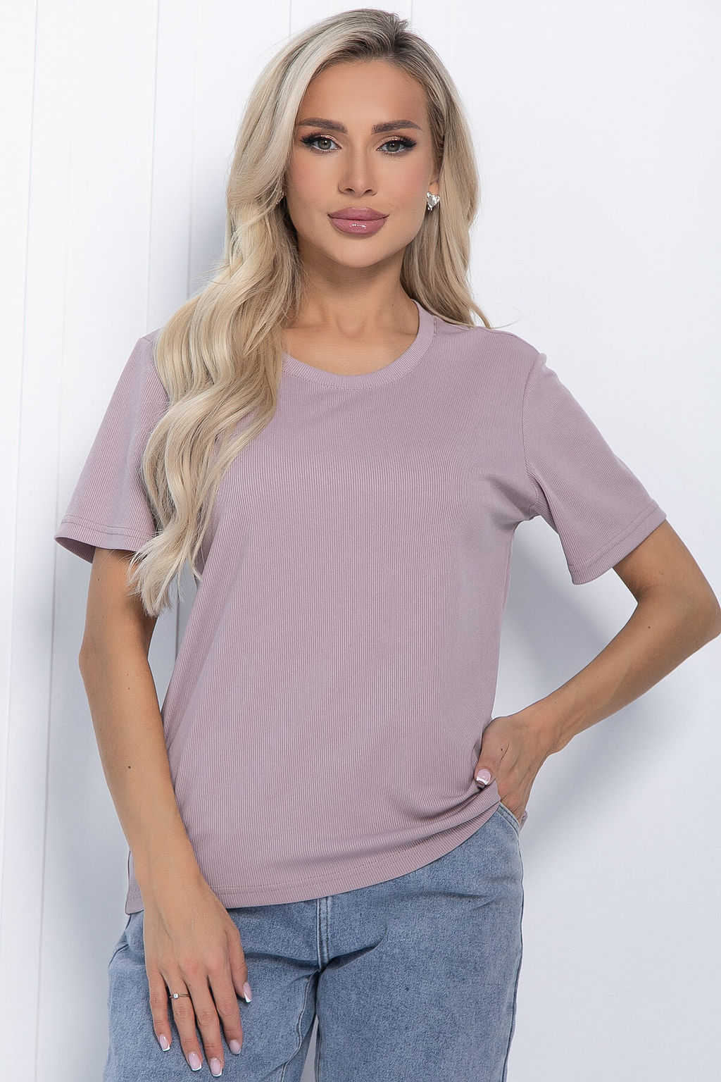 Блуза Роуз (пыльная роза) Б11378 - Lt collection фото 6