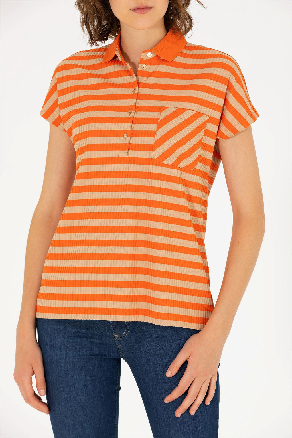 U. S. Polo Assn Женская футболка с воротником-поло Brick - U.s. polo assn фото 13