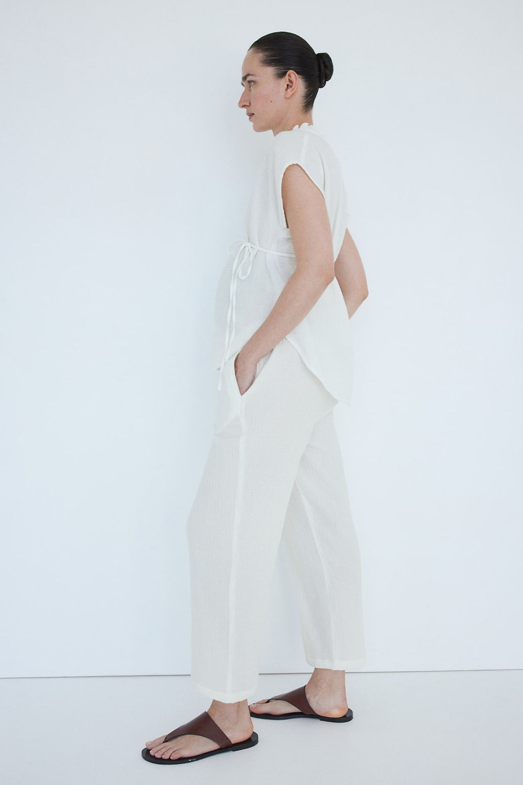 MAMA Pantalon de muselina Before & After - H&m фото 4
