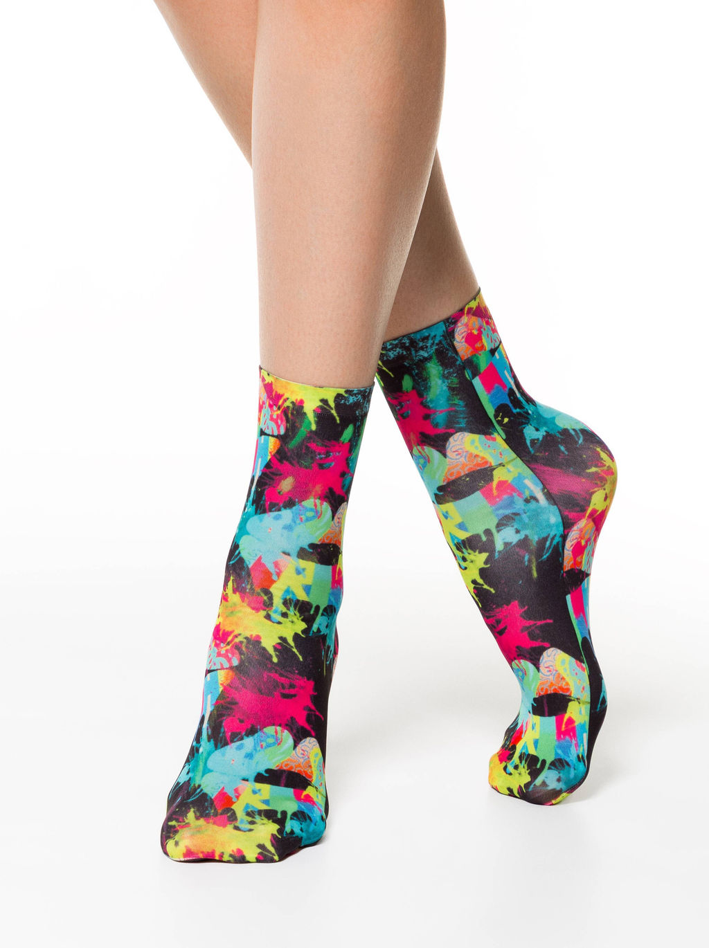 Цена за 2 пары. Носки Классические CONTE Носки с принтом FANTASY 70 mix - Conte elegant фото 7