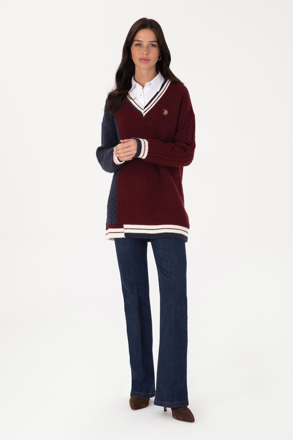 Kad_n Lacivert Kazak - U.s. polo assn фото 4