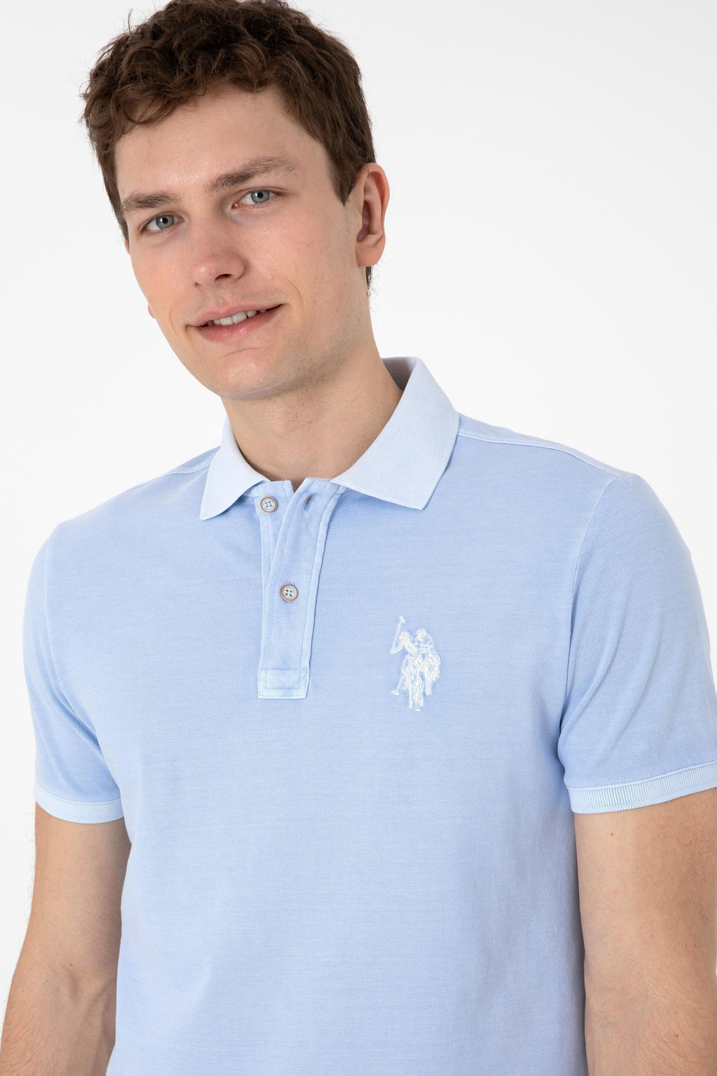 Erkek A__k Mavi Basic Ti__rt Sepette S_rpriz _ndirim - U.s. polo assn фото 2
