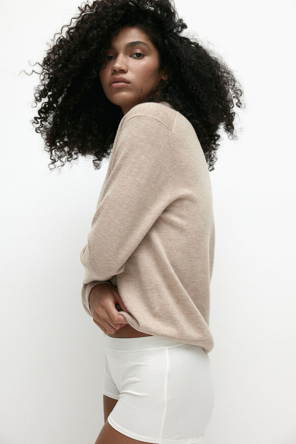 Cashmere-blend polo shirt - H&m фото 3