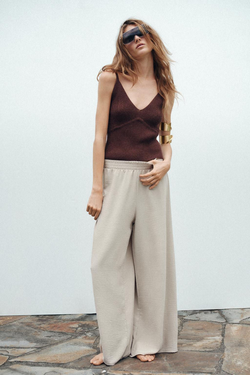 KNIT V-NECK TOP - Zara фото 3