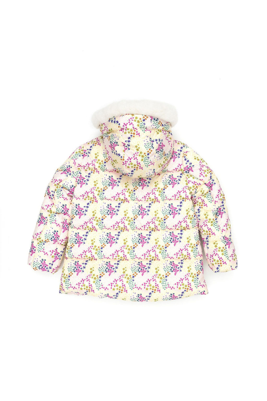 U. S. Polo Assn Пальто цвета экрю для девочек с капюшоном - U.s. polo assn фото 2