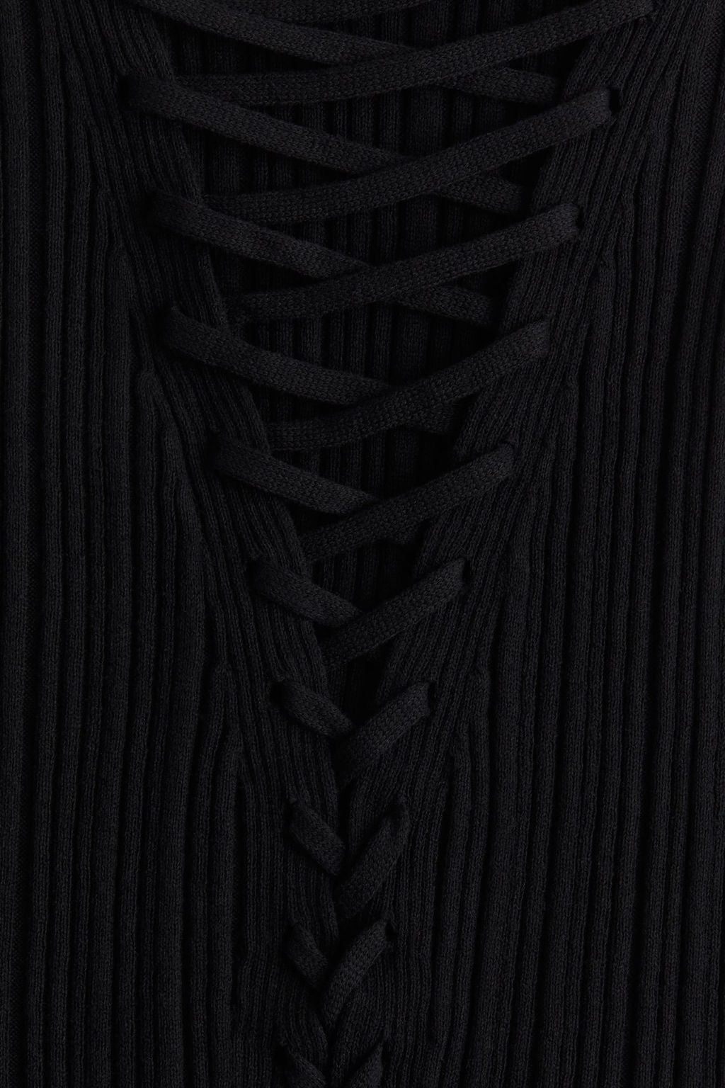 Top en punto de canale con tiras entrelazadas - H&m фото 7