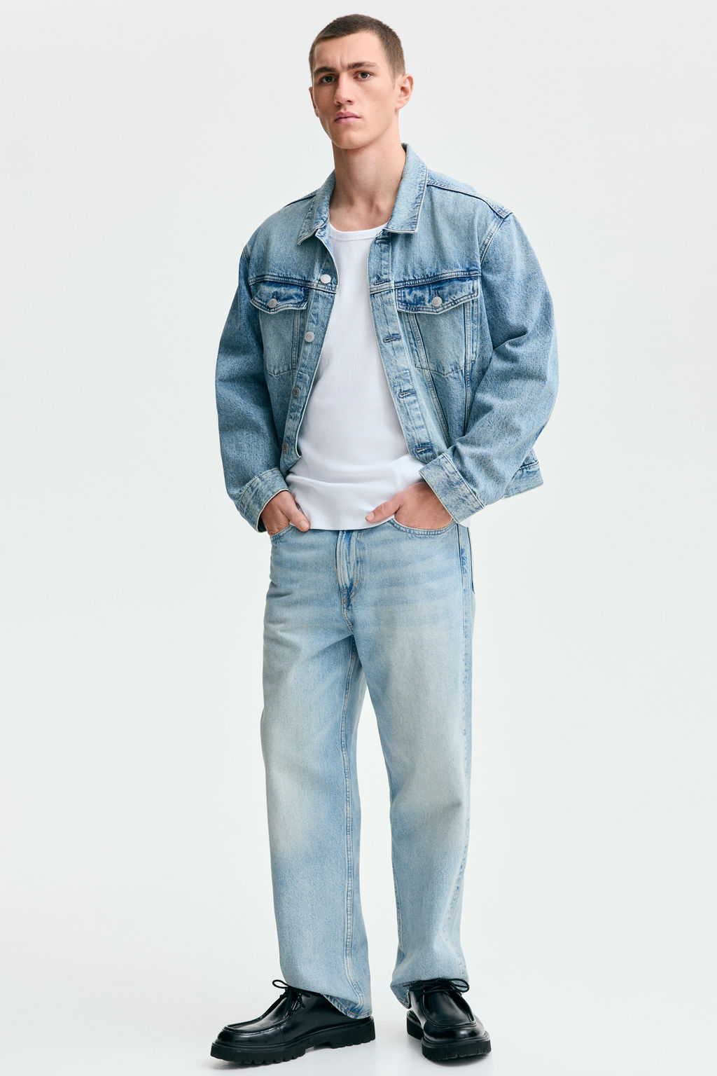 Camiseta sin mangas en canal? Slim Fit - H&m фото 9