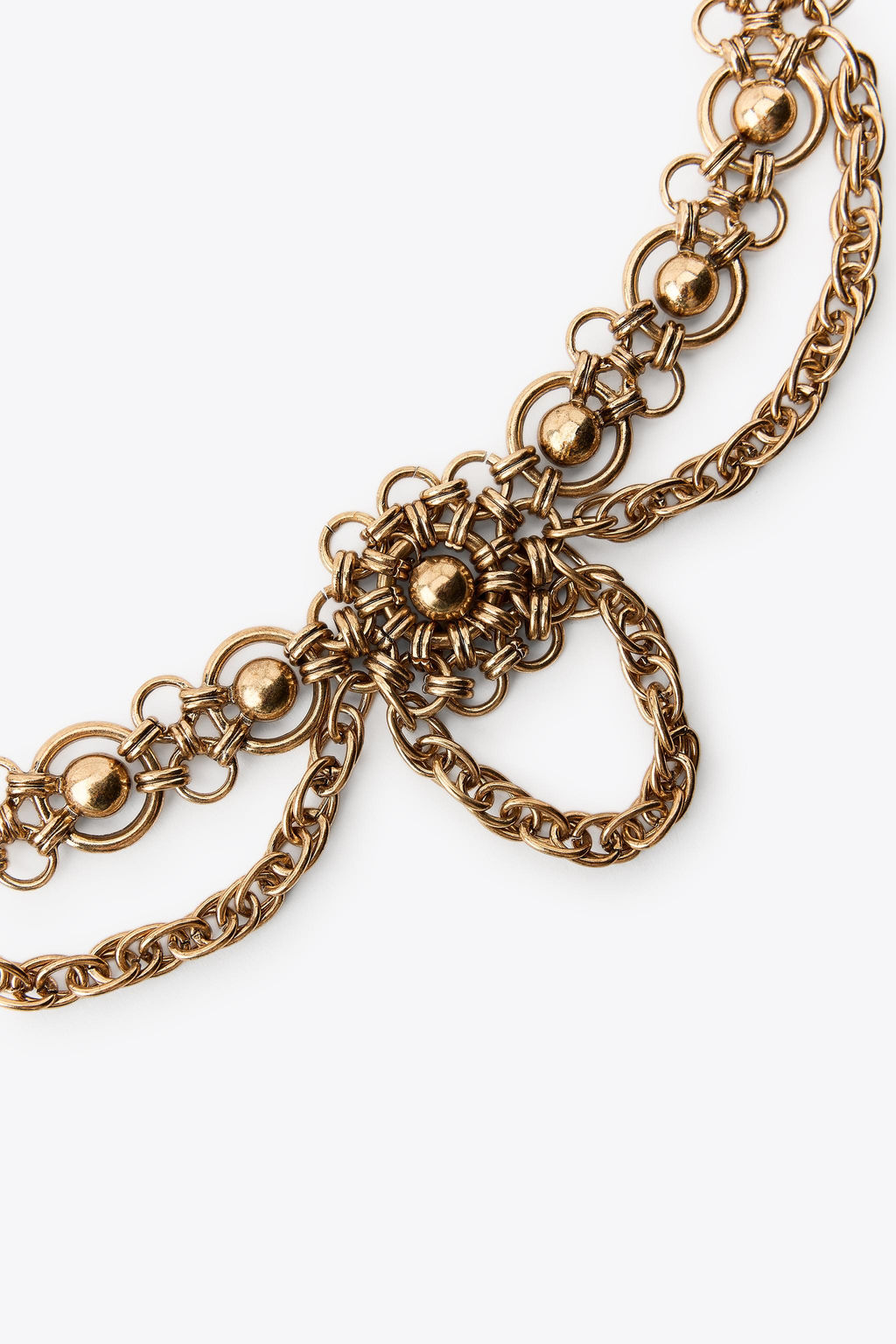 METAL FLOWER BELT - Zara фото 3