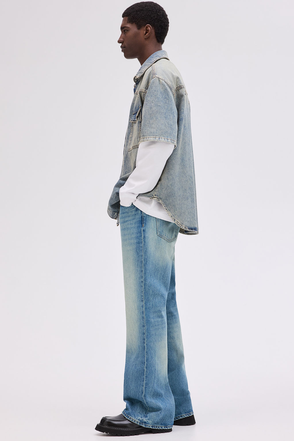 Bootcut Regular High Jeans - H&m фото 7