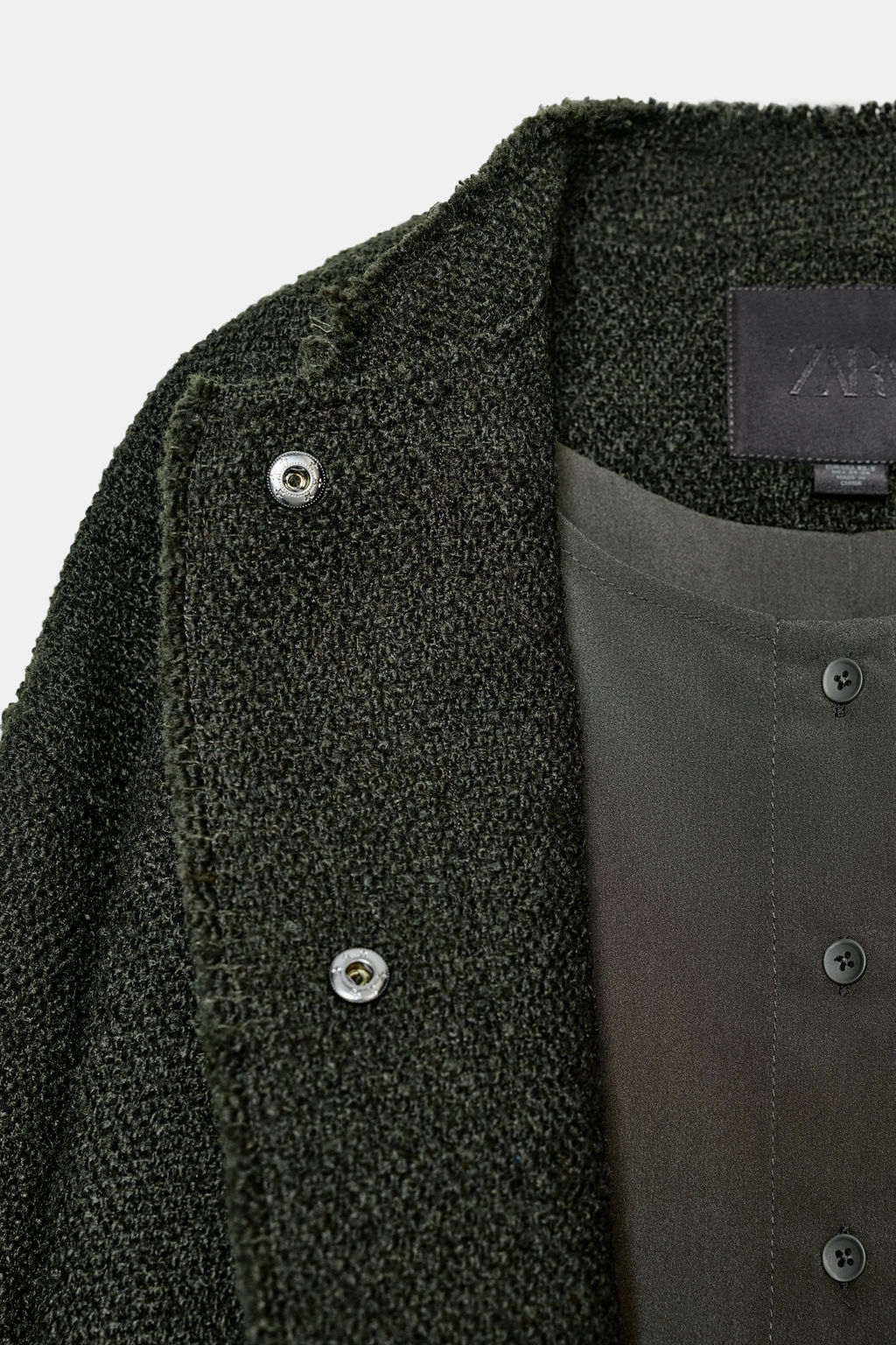 TEXTURED WOOL BLEND JACKET ZW COLLECTION - Zara фото 11