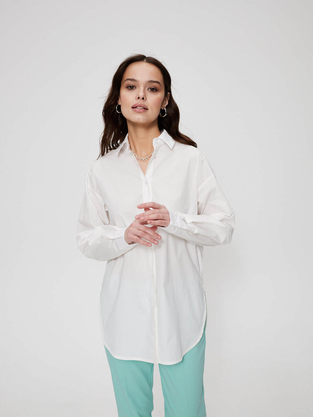 Рубашка 322.030054/молочный