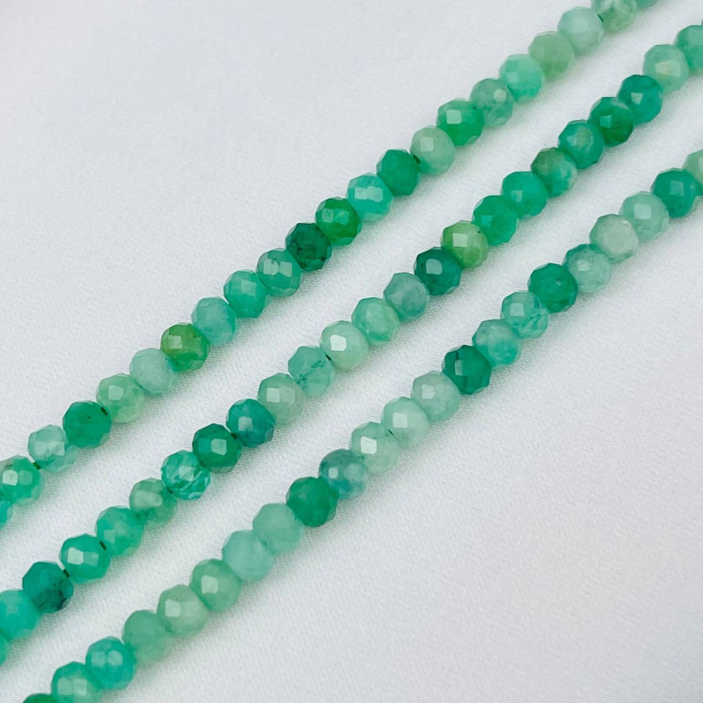 Бусины для украшений из зеленого Берилла