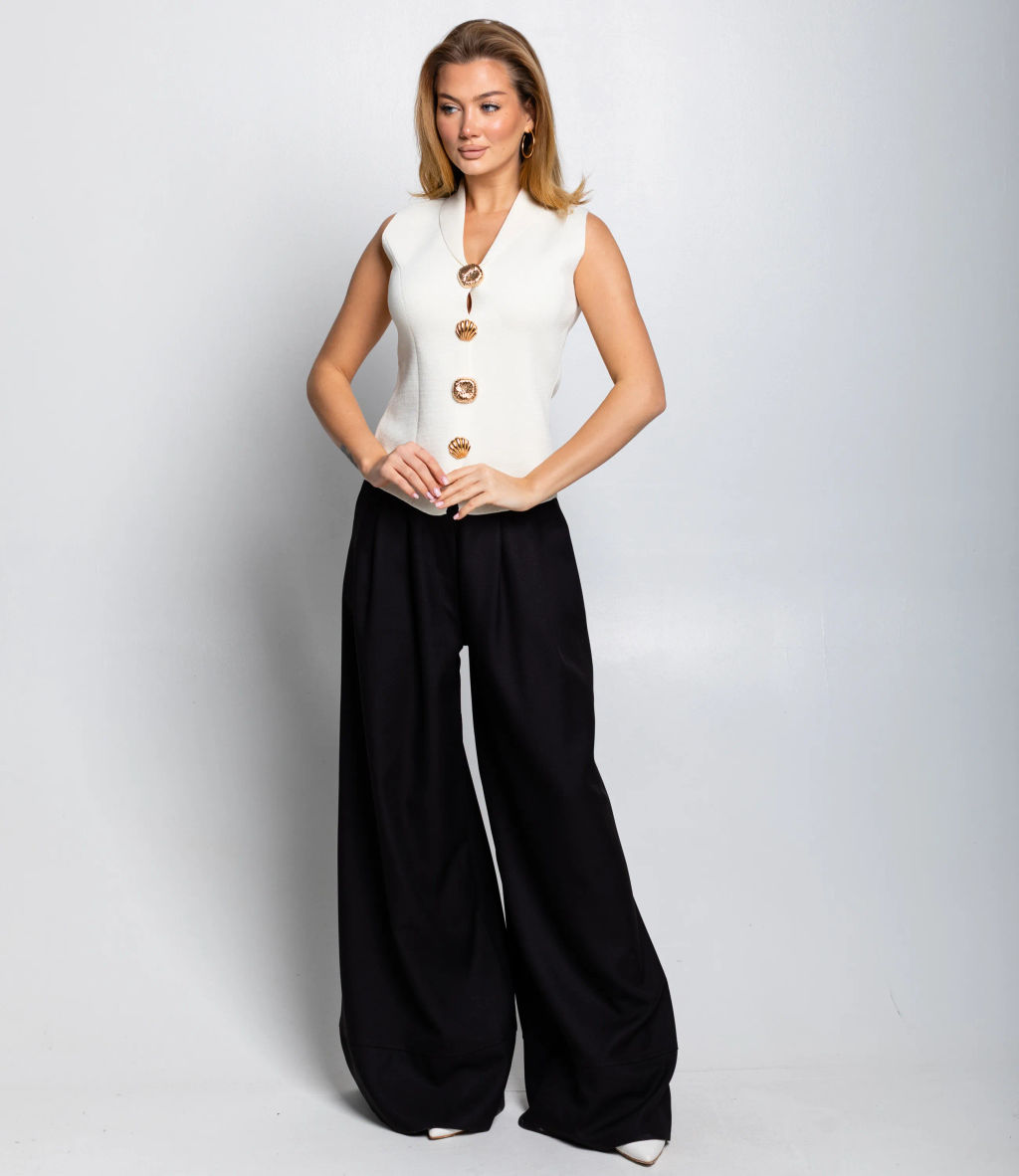 Жилет #КТ8833 (1), кремовый - Dommod фото 4