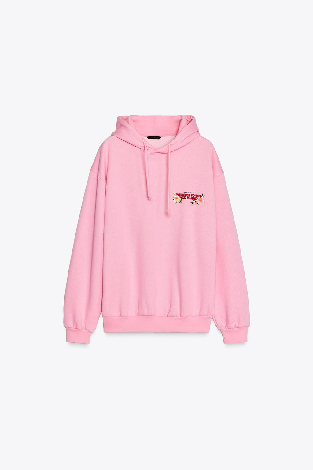 HOODED SWEATSHIRT WITH PRINT - Zara фото 5