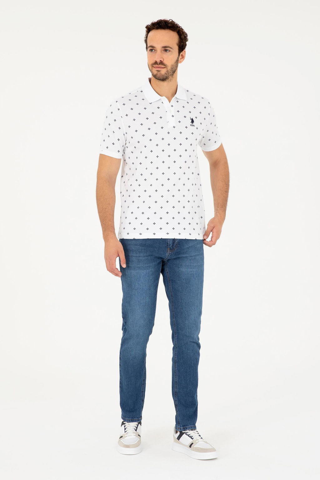 U. S. Polo Assn / Мужская белая футболка - U.s. polo assn фото 4