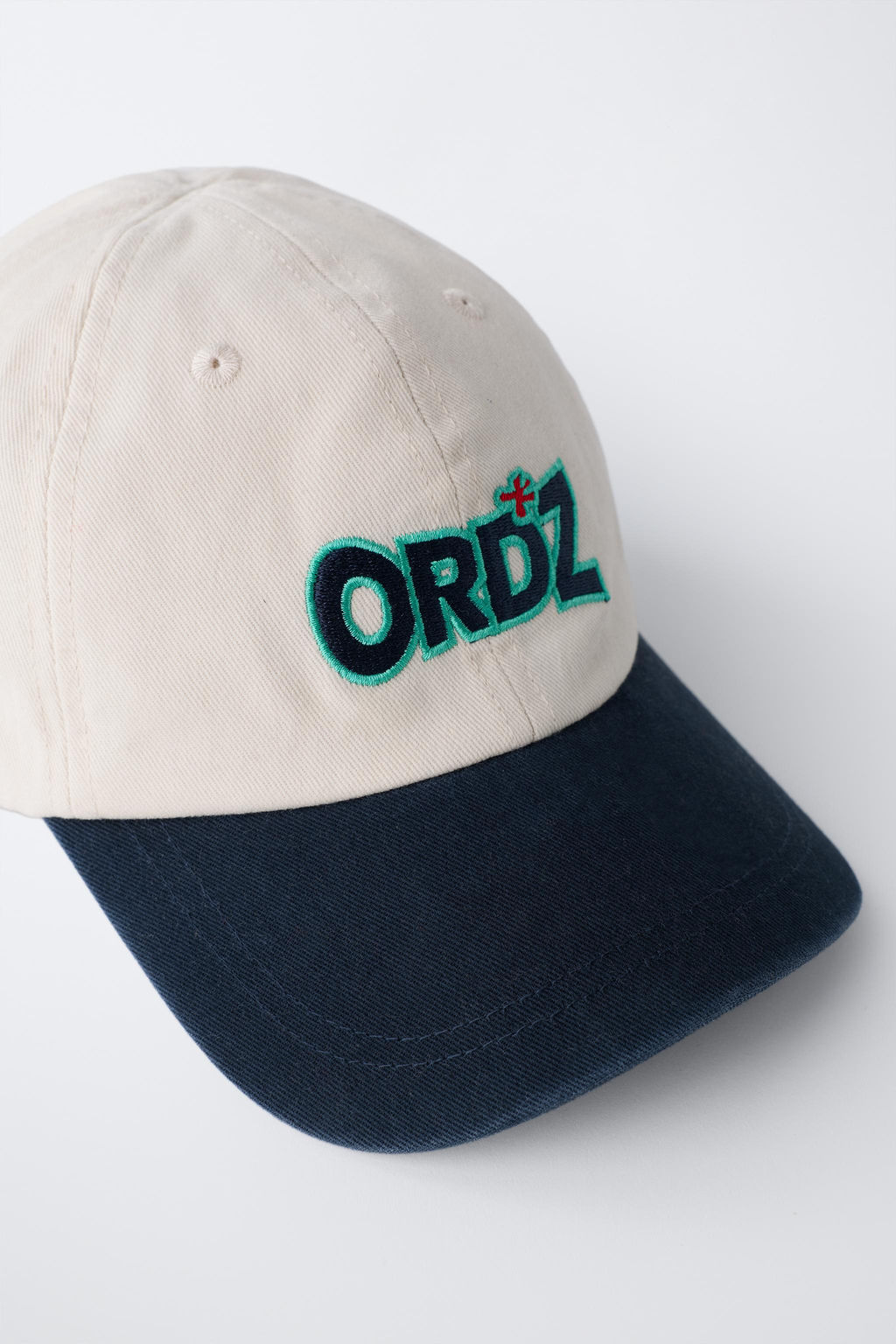 GORRA LOGO BORDADO / Crudo / Azul - Zara фото 3