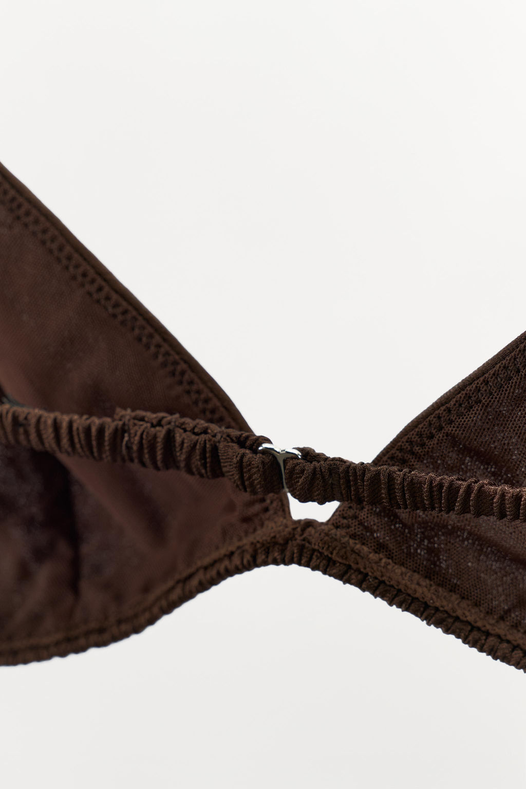 SILK TRIANGLE BRALETTE - Zara фото 9