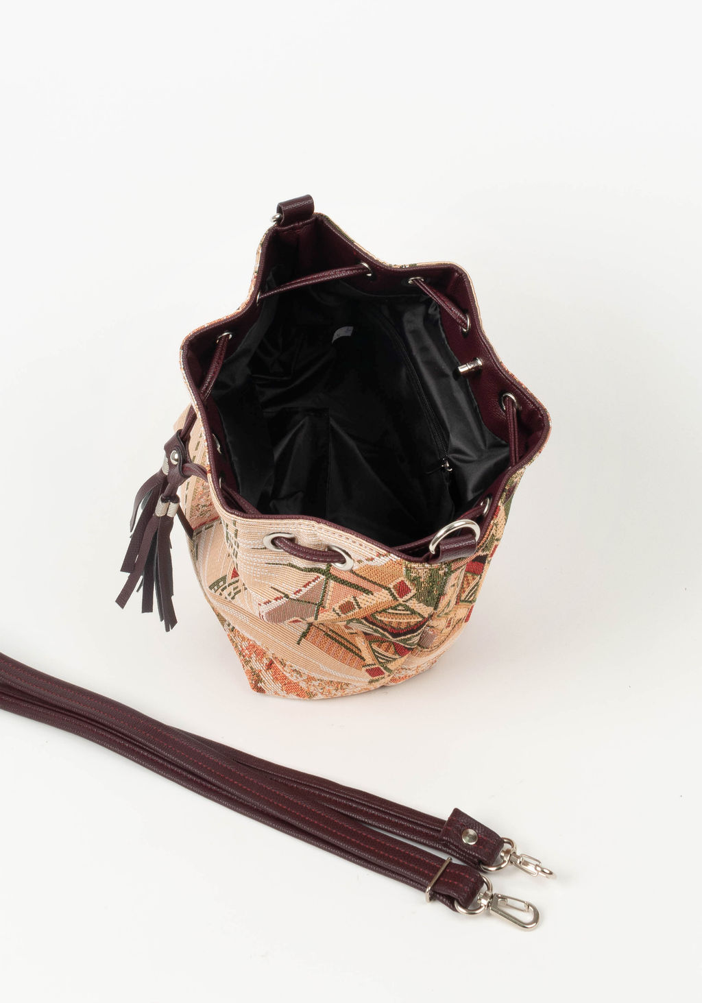 Сумка-кисет женская из гобелена L-Craft  фото 5