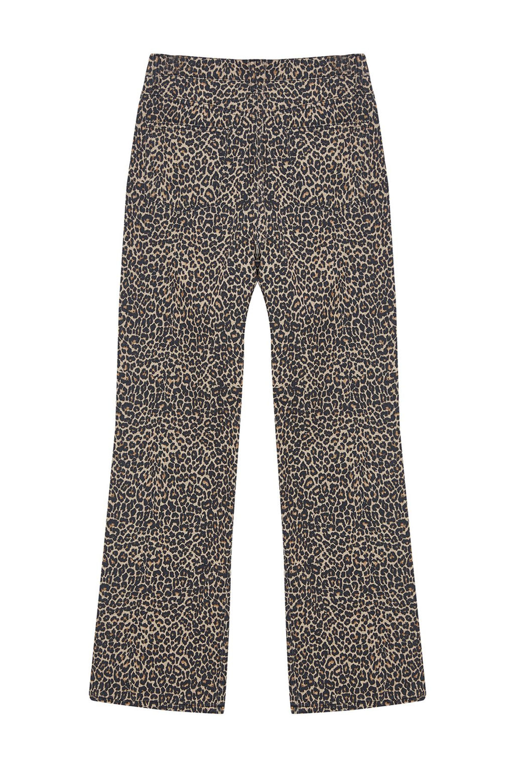Cok Renkli Leopar Bask?l? Kahverengi Yuksek Bel Wide Leg Jeans TWOSS24JE00286 - Trendyolmilla фото 7