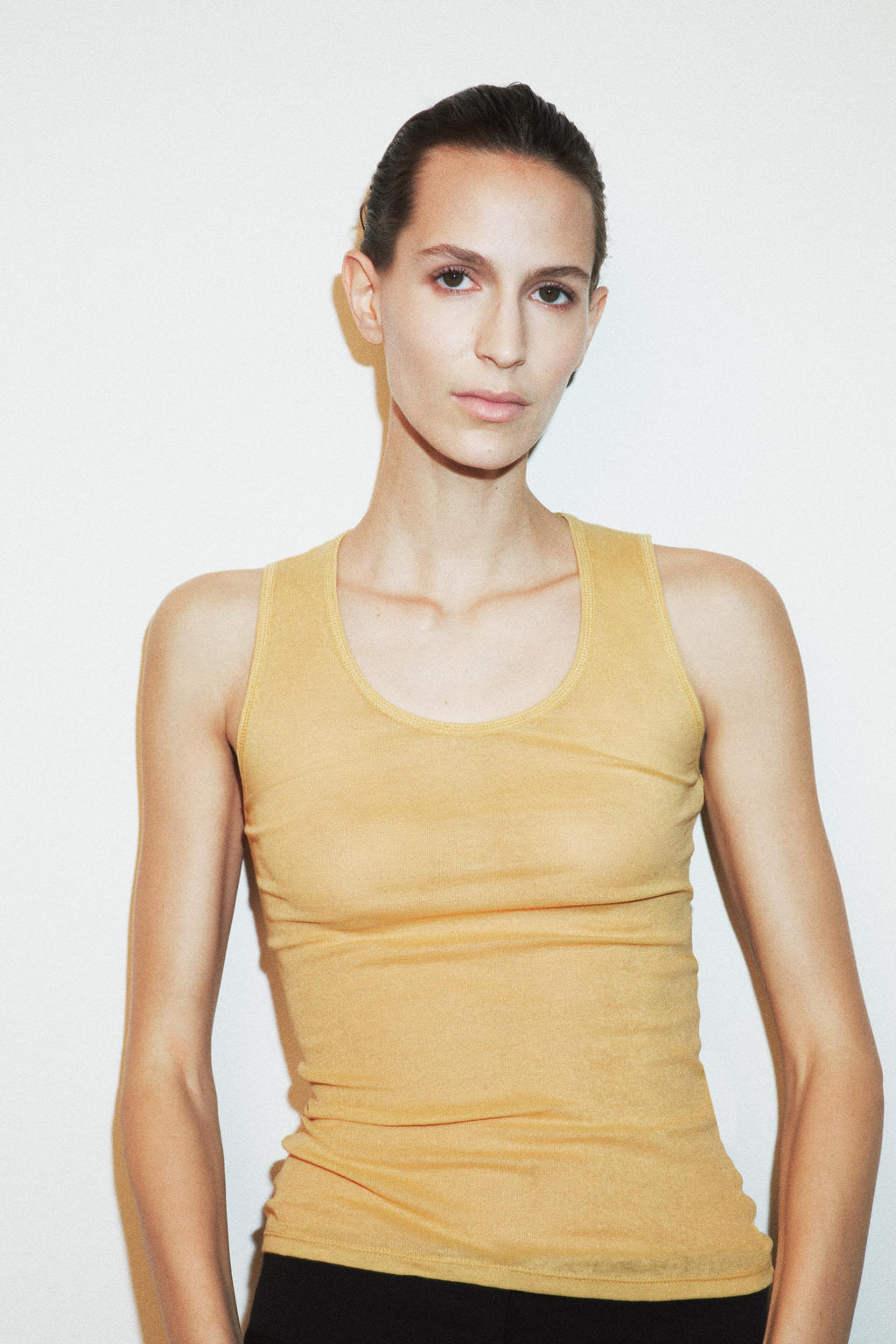 SUPIMA® SLEEVELESS T-SHIRT - Zara фото 9