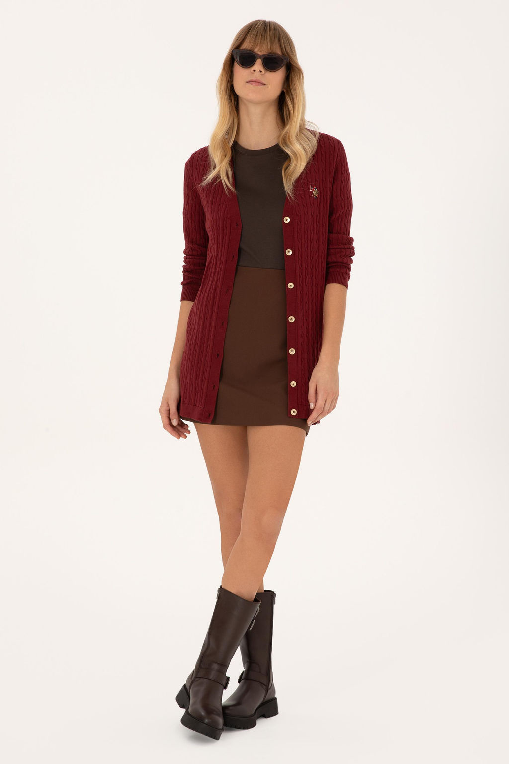 Kad_n Bordo Basic Triko H_rka - U.s. polo assn фото 4