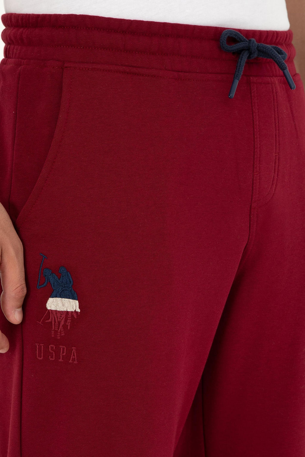 U. S. Polo Assn / Мужские бордовые спортивные штаны - U.s. polo assn фото 5