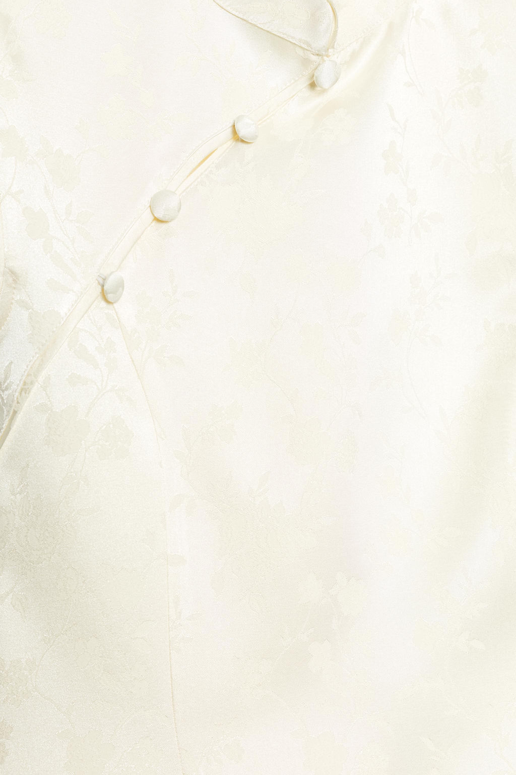 VESTIDO CORTO JACQUARD / Blanco - Zara фото 4